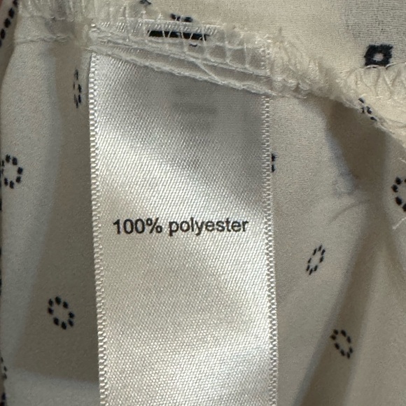 Maurices Tunic Blouse - White and Black size 0 - Picture 2 of 6